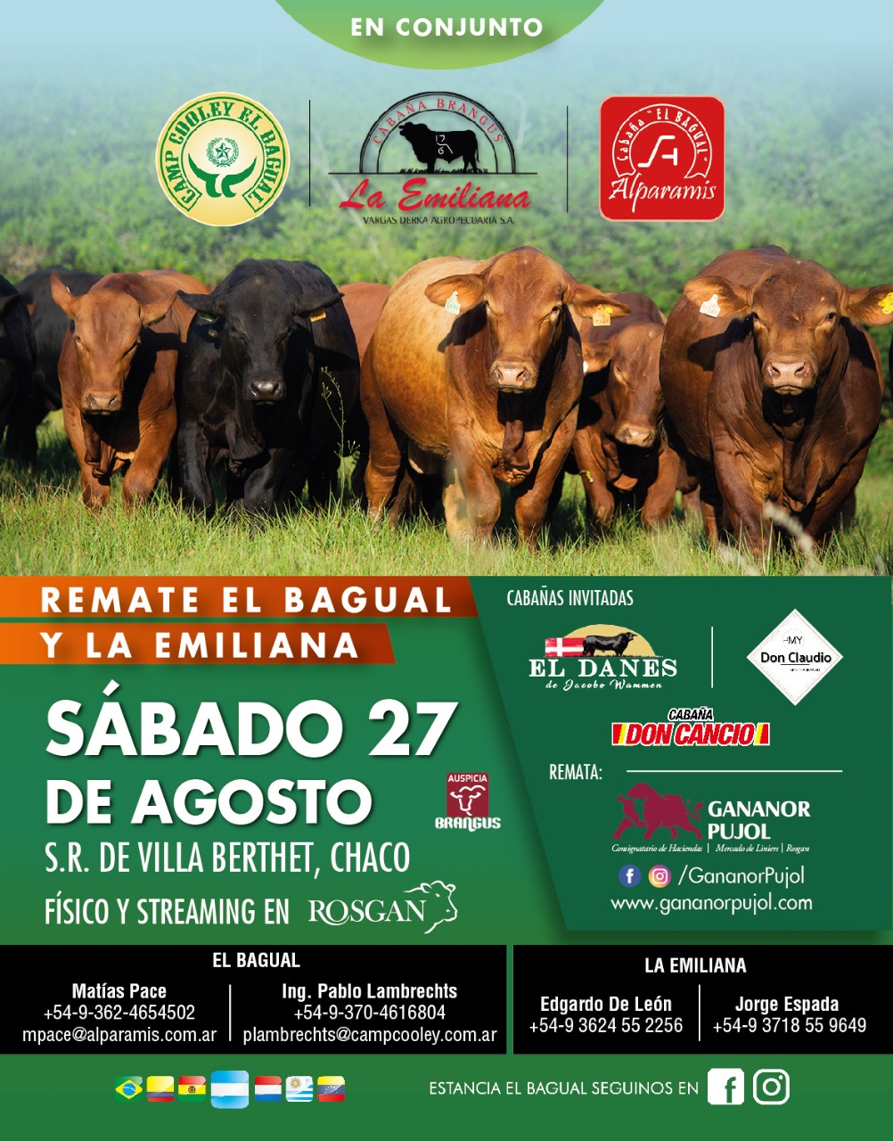 27 de agosto El Bagual La Emiliana
